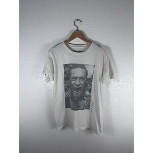 Conor McGregor Graphic T-Shirt White Made in USA 100% Cotton Men's Small